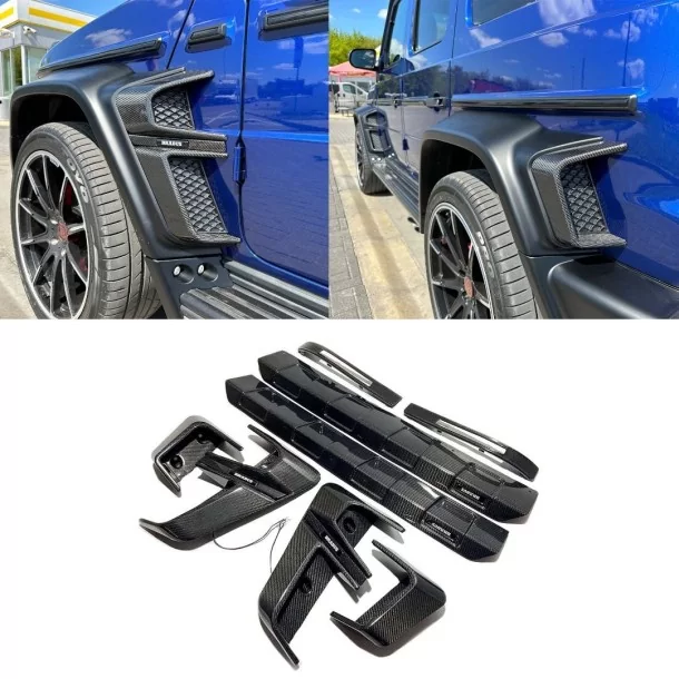  - Mercedes Benz - Kohlefaser Brabus Widestar Außenverkleidung Bodykit Satz Einsätze Mercedes G-Klasse W463A - 1 - Verwandeln Si