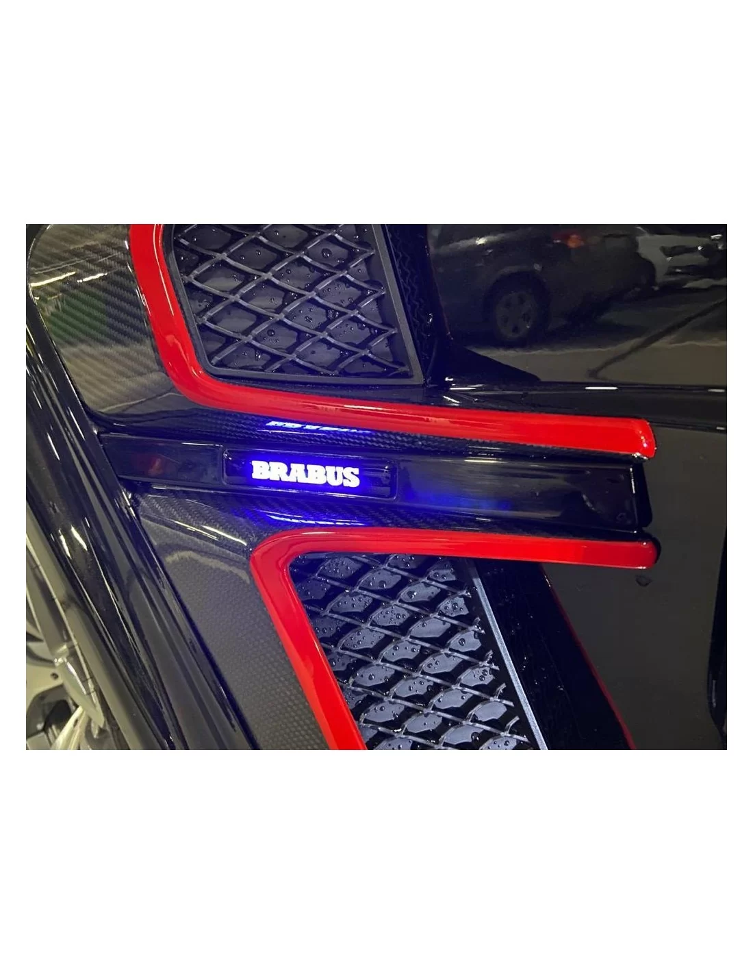 - Mercedes Benz - Set di inserti in fibra di carbonio Brabus Widestar exterior trim body kit Mercedes Classe G W463A - 3 - Tras  - Mercedes Benz - Set di inserti in fibra di carbonio Brabus Widestar exterior trim body kit Mercedes Classe G W463A - 3 - Tras