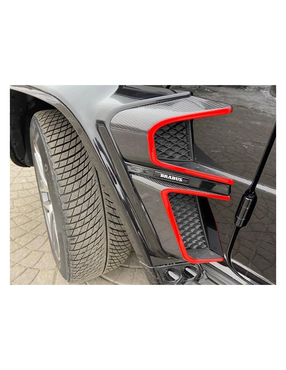 - Mercedes Benz - Набір карбонових вставок для зовнішнього оздоблення кузова Brabus Widestar Mercedes G-Class W463A - 4 - Перет - Mercedes Benz - Набір карбонових вставок для зовнішнього оздоблення кузова Brabus Widestar Mercedes G-Class W463A - 4 - Перет
