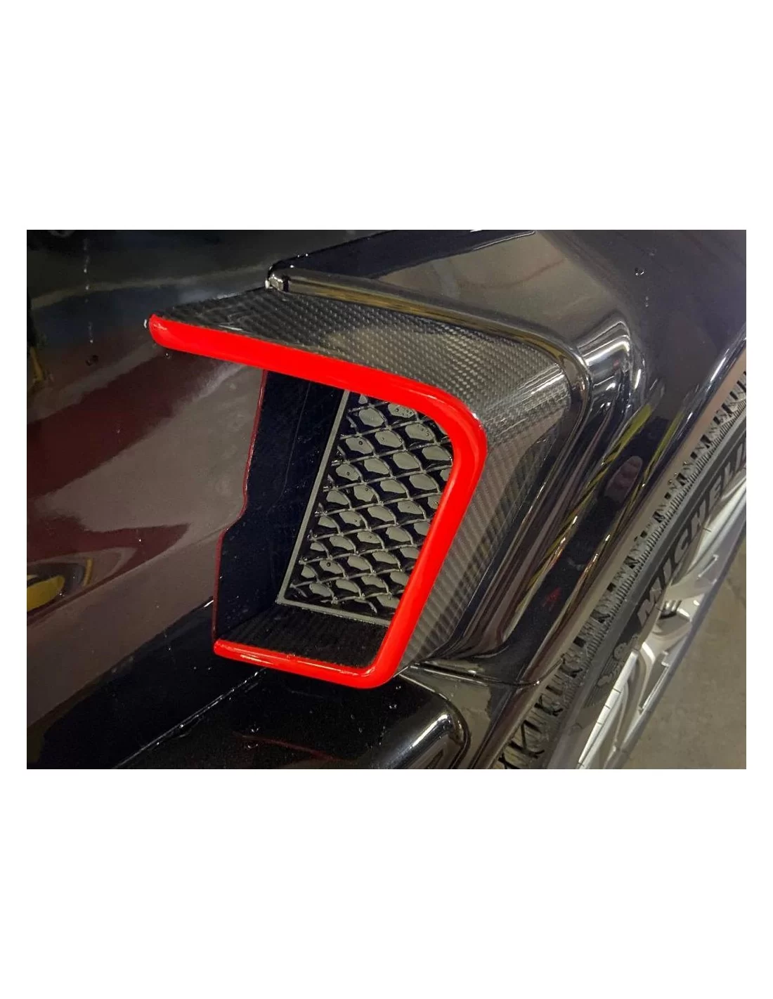  - Mercedes Benz - Fibra de carbono Brabus Widestar kit de carrocería exterior conjunto de inserciones Mercedes Clase G W463A - 