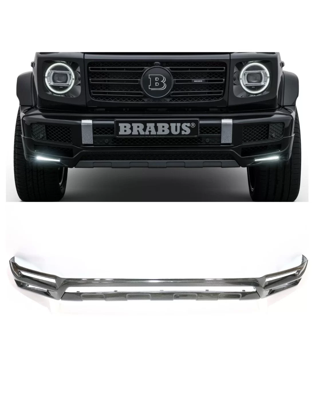 - Mercedes-Benz - 用于梅赛德斯-奔驰 W463a W464 的 BRABUS G500 碳纤维前唇扰流板 - 1 - 使用我们的碳纤维前唇扰流板提升您的梅赛德斯-奔驰 W463A W464 G500 的档次。体验更强的空气动力学性能和风  - Mercedes-Benz - 用于梅赛德斯-奔驰 W463a W464 的 BRABUS G500 碳纤维前唇扰流板 - 1 - 使用我们的碳纤维前唇扰流板提升您的梅赛德斯-奔驰 W463A W464 G500 的档次。体验更强的空气动力学性能和风