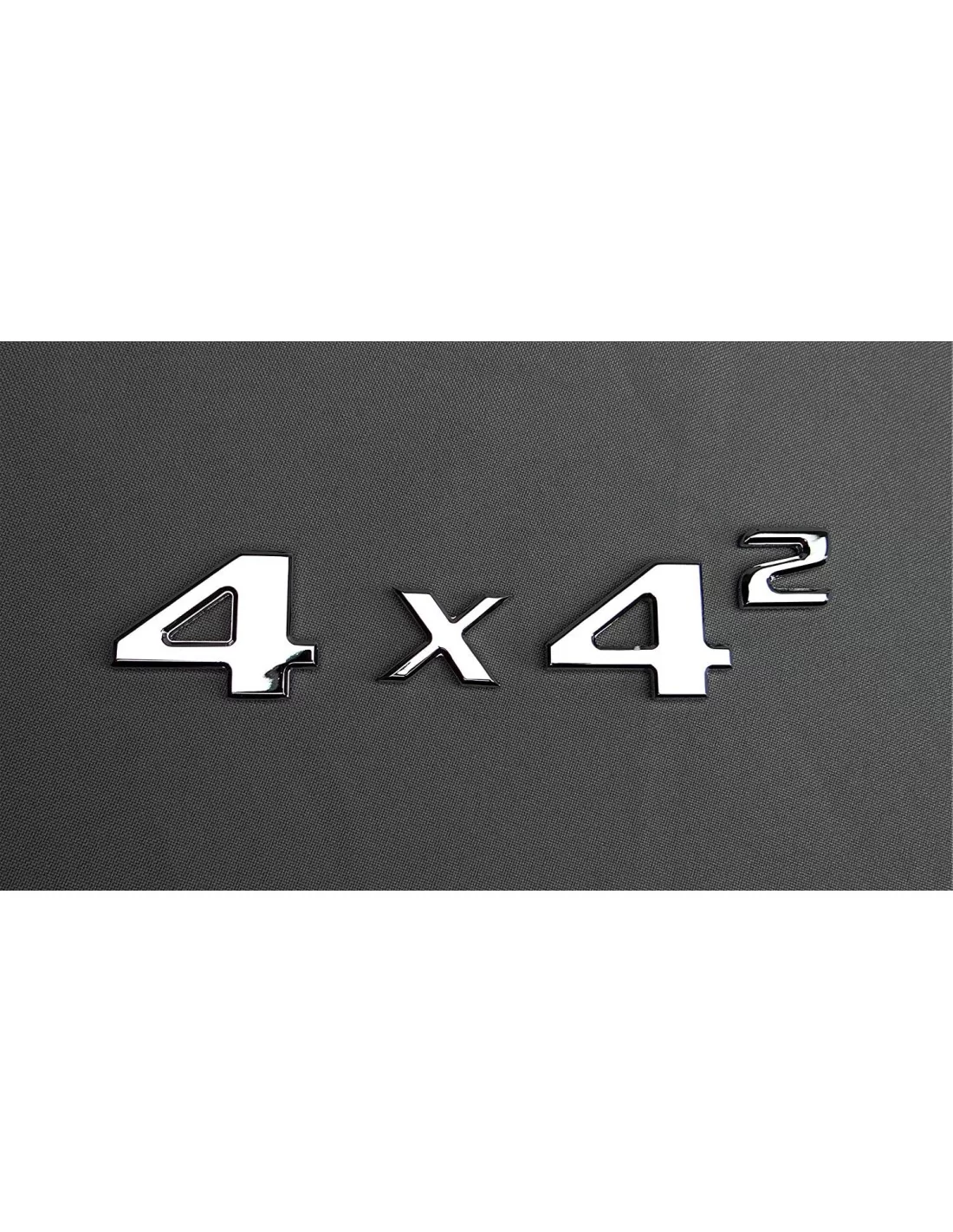  - Logos & Emblems - 4x4 Squared Badge Trunk Emblem Chrome Sticker Metallic 4st för Mercedes G Wagon W463 4x4 - 3 - Köp krom-met