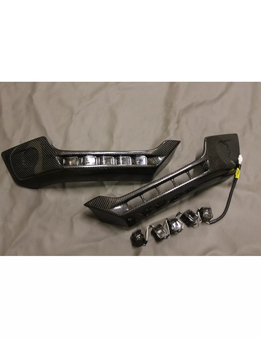  - Mercedes-Benz - Nolden led drl para para-choques dianteiro estilo Brabus Spoiler Mercedes W463 1979-2018 - 5 - Melhore o seu 