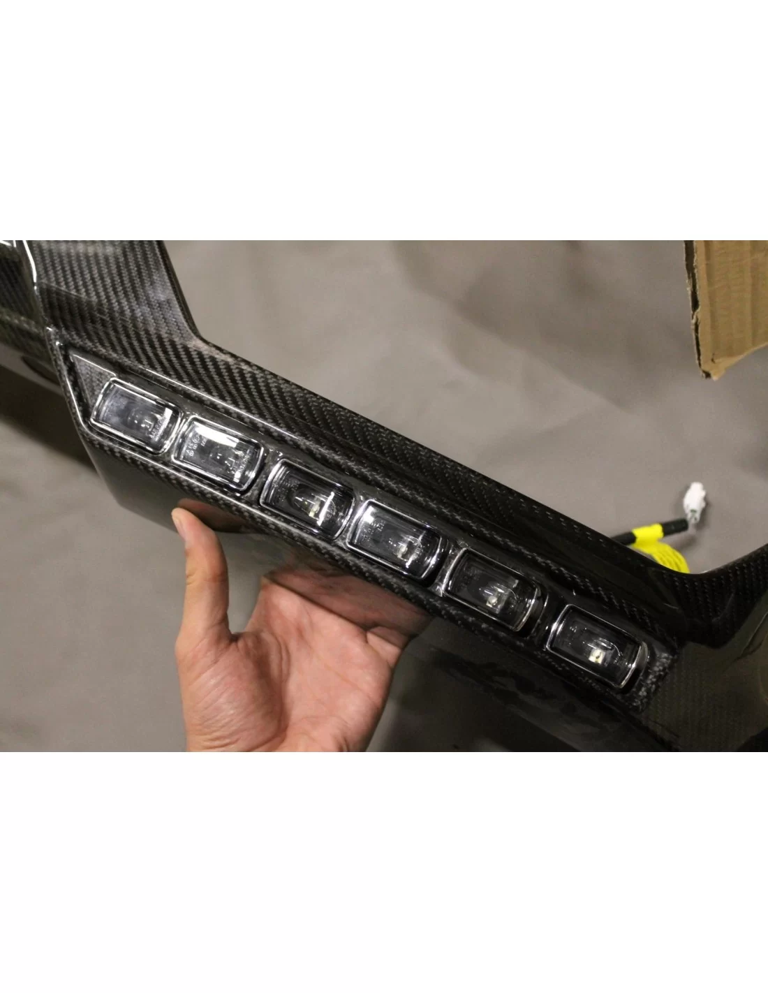  - Mercedes-Benz - Nolden led drl para para-choques dianteiro estilo Brabus Spoiler Mercedes W463 1979-2018 - 6 - Melhore o seu 