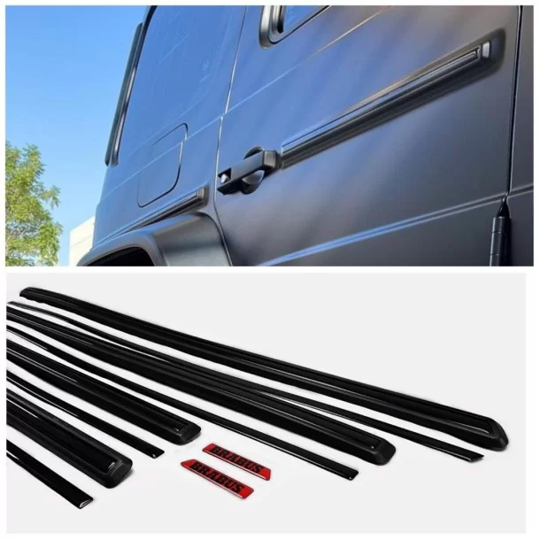  - Mercedes Benz - Listwy Brabus z czarnym połyskiem do Mercedes-Benz Klasy G W463A Zestaw 10 sztuk - 1 - Ulepsz swoją Klasę G z
