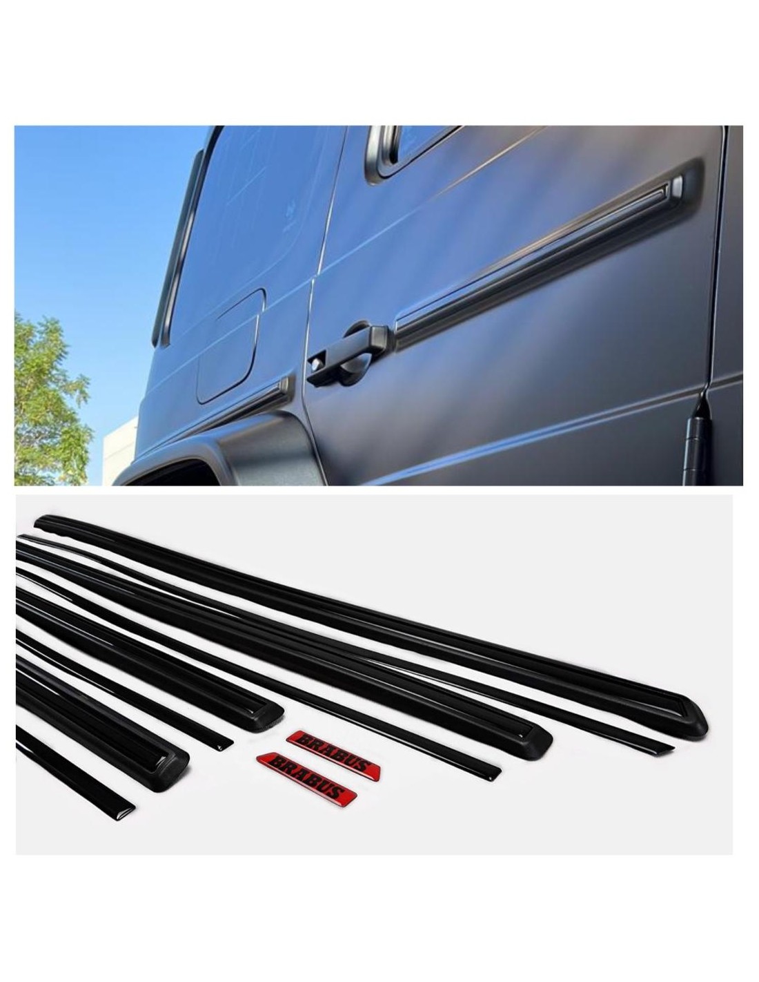 - Mercedes-Benz - 用于梅赛德斯-奔驰 G 级 W463A 的 Brabus 黑色亮光模制嵌入件 10 件套 - 1 - 为您的G系列升级Brabus黑色亮光模制嵌入件,带来时尚的外观和更强的保护性!❗️❕  - Mercedes-Benz - 用于梅赛德斯-奔驰 G 级 W463A 的 Brabus 黑色亮光模制嵌入件 10 件套 - 1 - 为您的G系列升级Brabus黑色亮光模制嵌入件,带来时尚的外观和更强的保护性!❗️❕