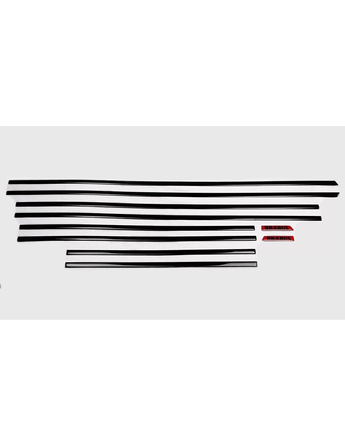 - Mercedes-Benz - Brabus sierlijsten zwart glans voor Mercedes-Benz G-Klasse W463A 10st Set - 2 - Upgrade uw G-Klasse met Brabu  - Mercedes-Benz - Brabus sierlijsten zwart glans voor Mercedes-Benz G-Klasse W463A 10st Set - 2 - Upgrade uw G-Klasse met Brabu
