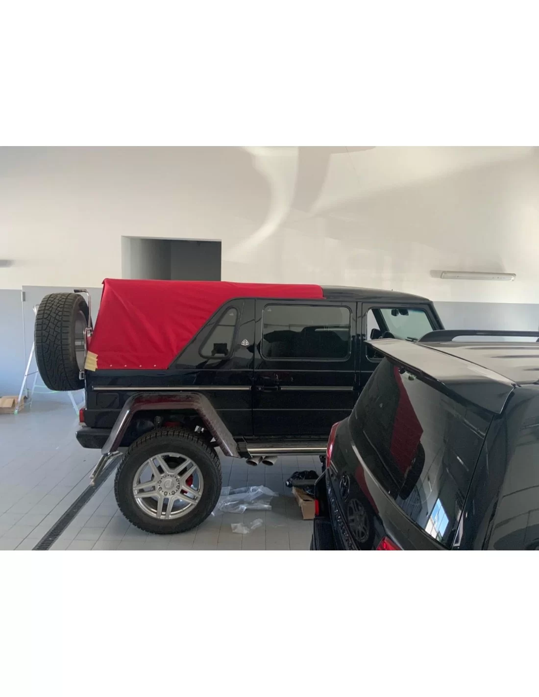 - Mercedes Benz - Tetto pieghevole meccanico per Landaulet Maybach Mercedes W463 4 porte - 3 - Trasformate la vostra Landaulet   - Mercedes Benz - Tetto pieghevole meccanico per Landaulet Maybach Mercedes W463 4 porte - 3 - Trasformate la vostra Landaulet