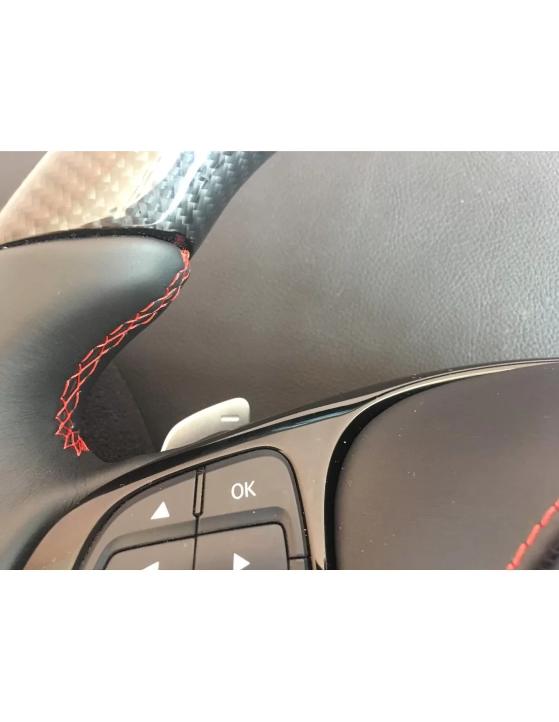 - Steering Wheels - Mercedes-Benz CLA CLS GLE Volante em pele de carbono - 6 - Actualize para o volante Mercedes-Benz CLA, CLS,  - Steering Wheels - Mercedes-Benz CLA CLS GLE Volante em pele de carbono - 6 - Actualize para o volante Mercedes-Benz CLA, CLS,