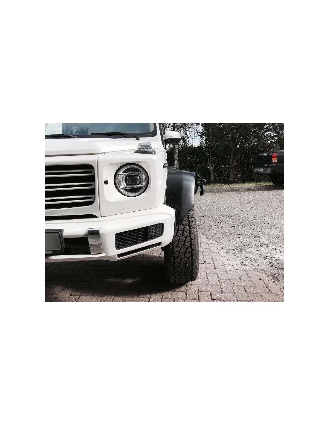  - Mercedes-Benz - Spatbordverbreders glasvezel voor Mercedes-Benz W463A 4x4 G-Wagon 4st - 6 - Verfraai uw Mercedes W463A 4x4 G-