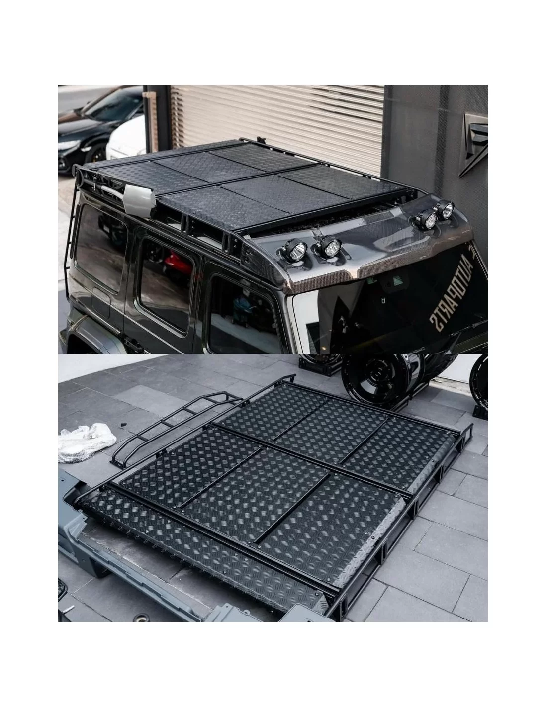  - Mercedes Benz - Metalowy bagażnik dachowy do Mercedes-Benz W463A 4x4 G-Wagon - 1 - Ulepsz swój Mercedes-Benz W463A 4x4 G-Wago