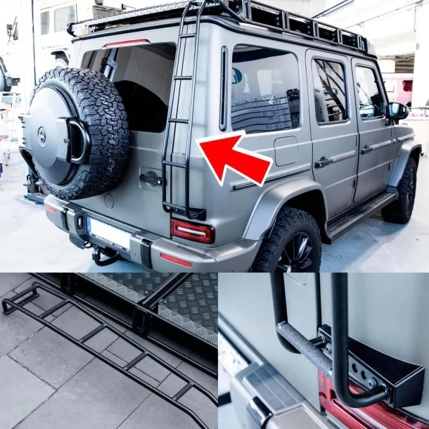  - Mercedes Benz - Echelle de toit pour Mercedes-Benz W463A 4x4 G-Wagon - 1 - Accédez facilement à votre toit avec cette échelle