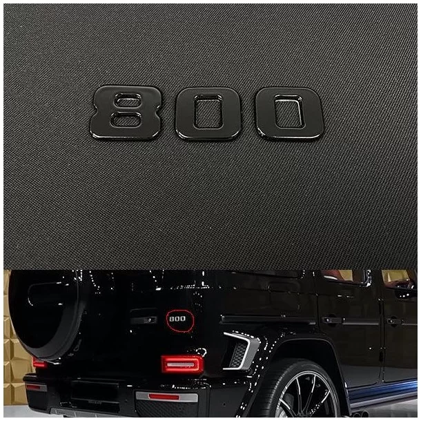  - logo & Emblems - Badges métalliques Brabus 800 style emblème logo pour Mercedes-Benz Classe G W463A - 1 - Acheter des badges 
