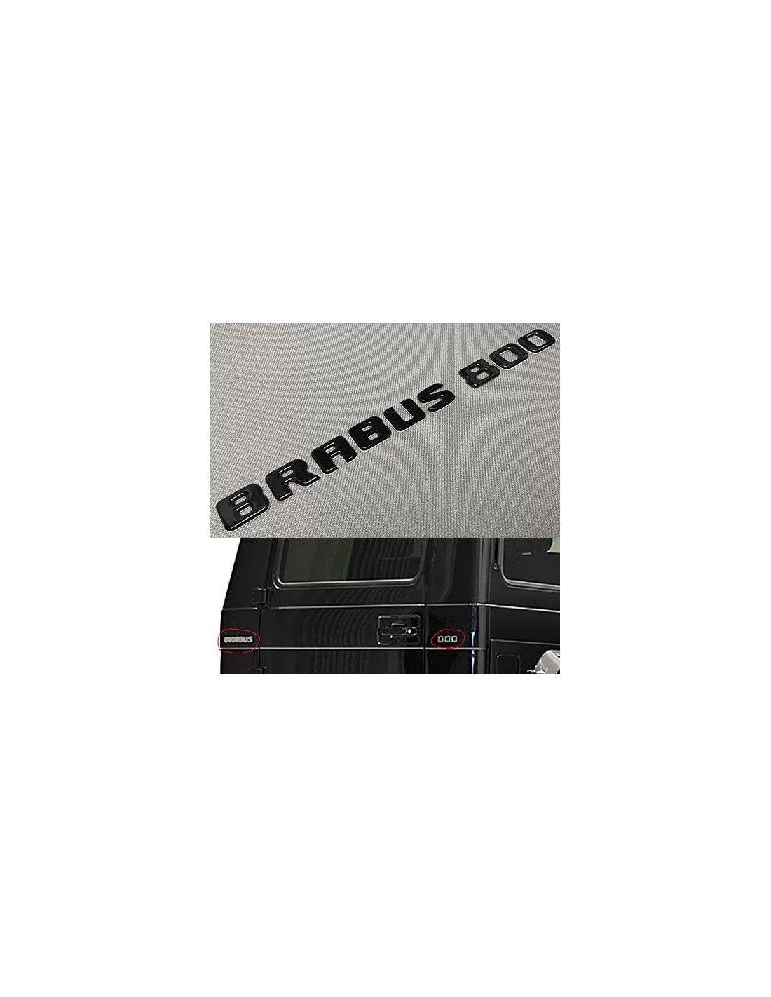 - logo & Emblems - Metalowe plakietki z logo w stylu Brabus 800 dla Mercedes-Benz W463 G-Class - 1 - Kup metaliczne plakietki z - logo & Emblems - Metalowe plakietki z logo w stylu Brabus 800 dla Mercedes-Benz W463 G-Class - 1 - Kup metaliczne plakietki z