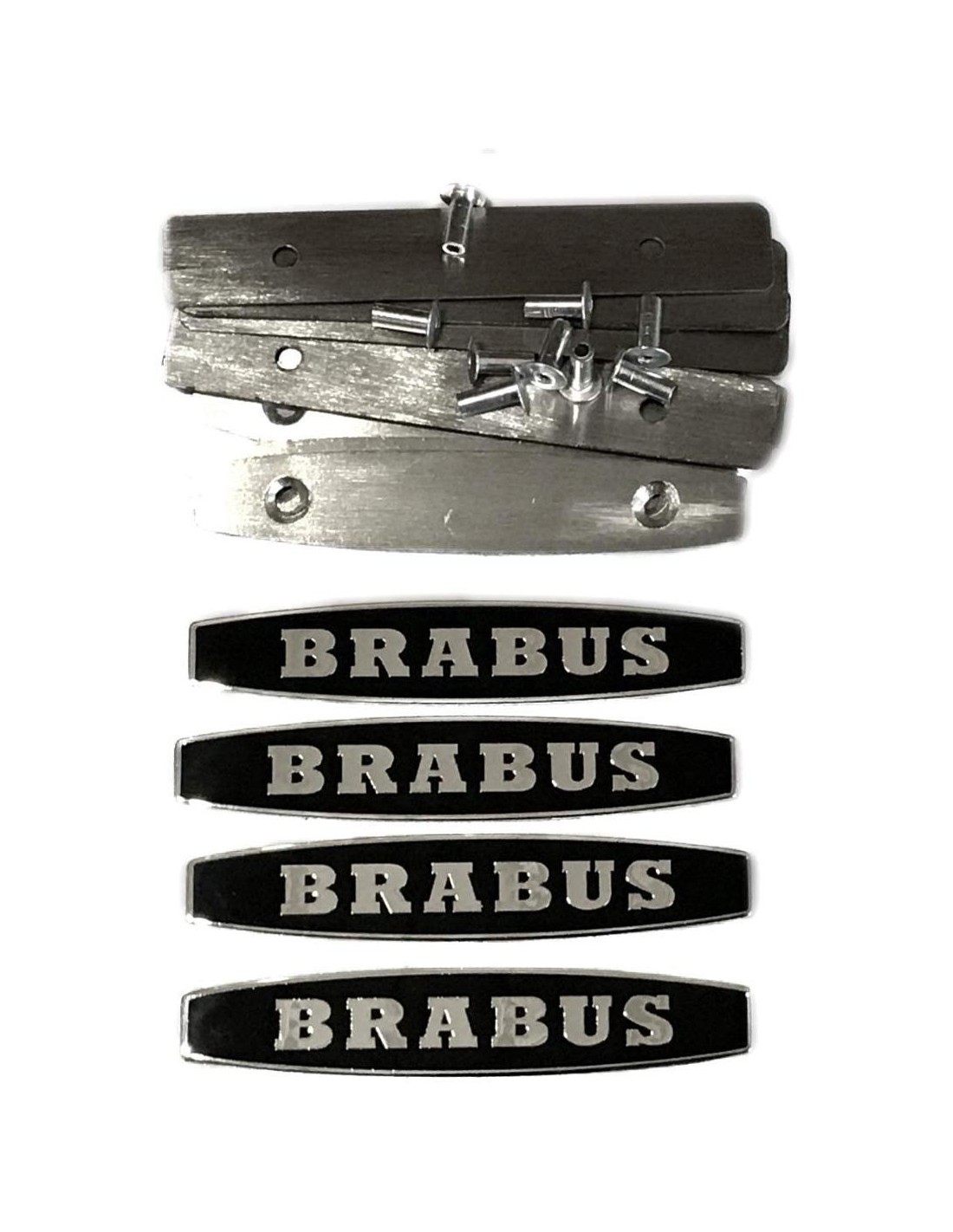 - logo & Emblems - Tapis de sol métallique Brabus carpet emblem badge pour Mercedes-Benz W463 G-Class set 4 pcs - 1 - Améliorez  - logo & Emblems - Tapis de sol métallique Brabus carpet emblem badge pour Mercedes-Benz W463 G-Class set 4 pcs - 1 - Améliorez