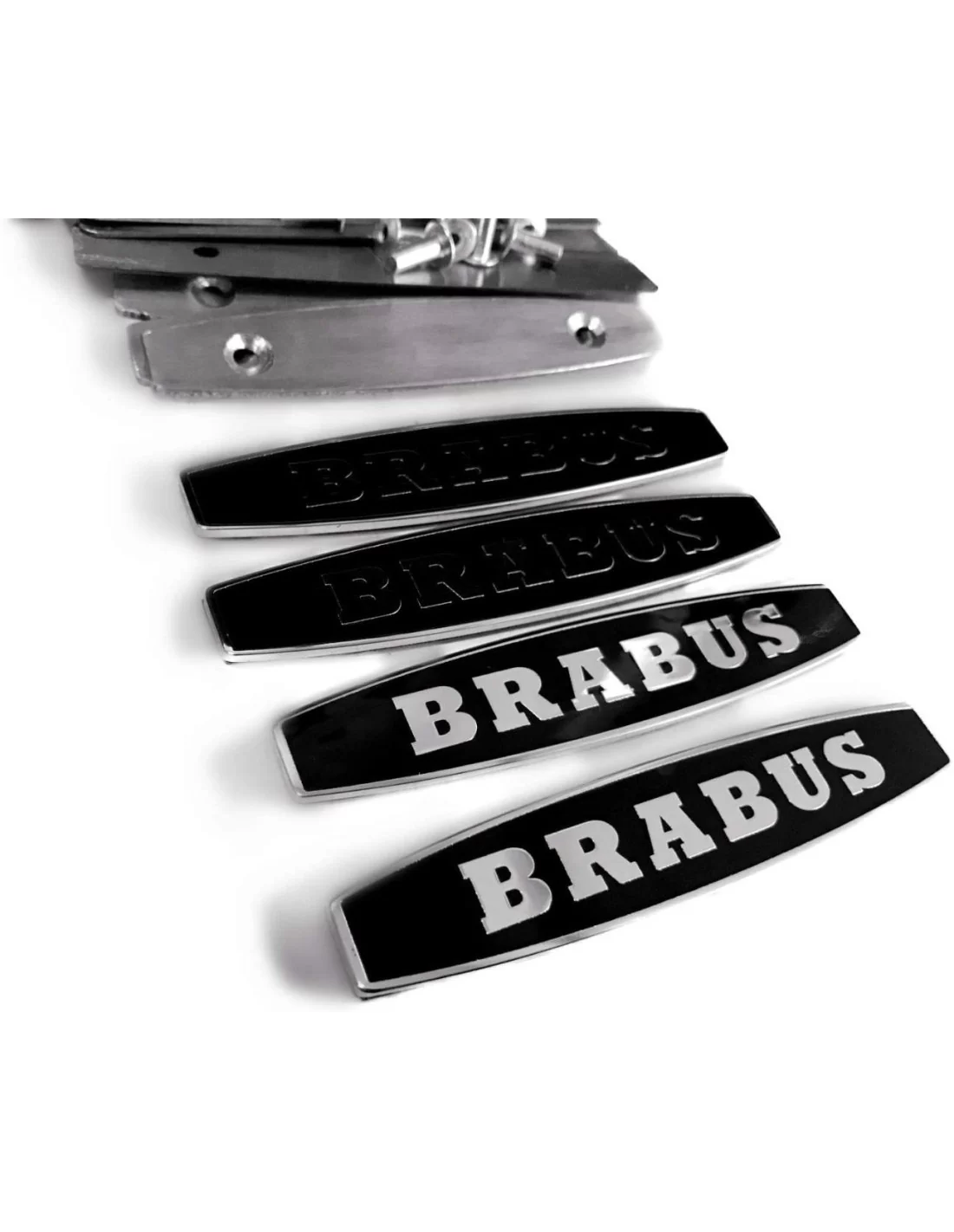 - logo & Emblems - Metalowe dywaniki Brabus z emblematem do Mercedes-Benz W463 G-Class zestaw 4 szt. - 2 - Ulepsz swój Mercedes - logo & Emblems - Metalowe dywaniki Brabus z emblematem do Mercedes-Benz W463 G-Class zestaw 4 szt. - 2 - Ulepsz swój Mercedes
