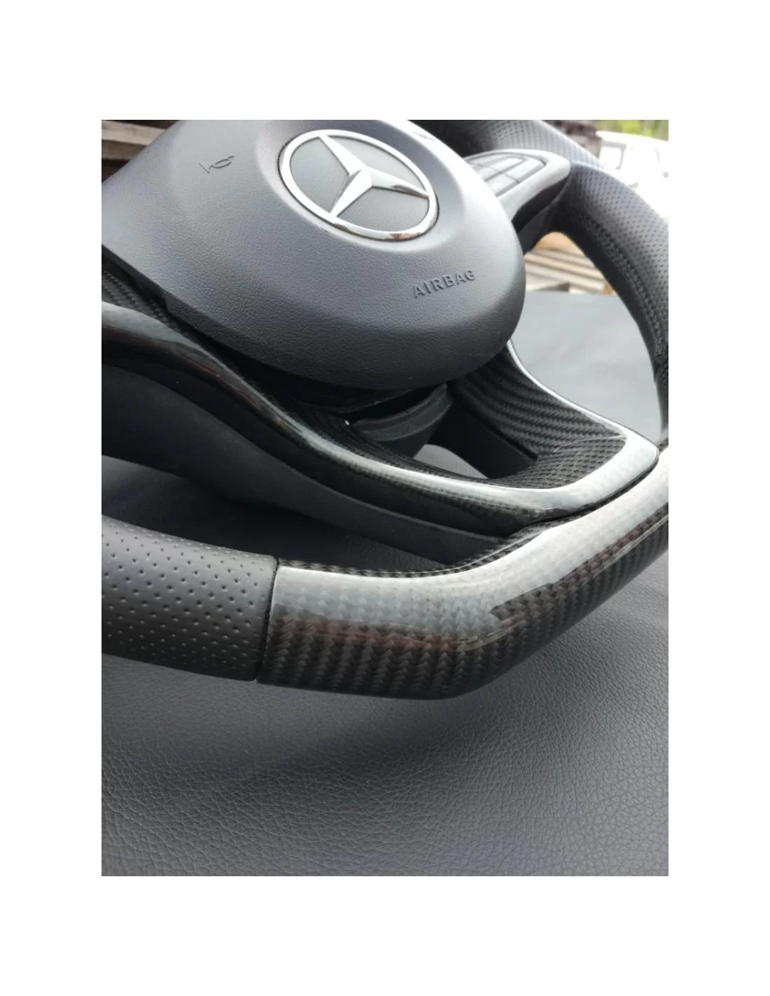  - Volante - Mercedes-Benz CLA CLS GLE Volante in pelle di carbonio - 4 - Migliorate la vostra esperienza di guida con il volant