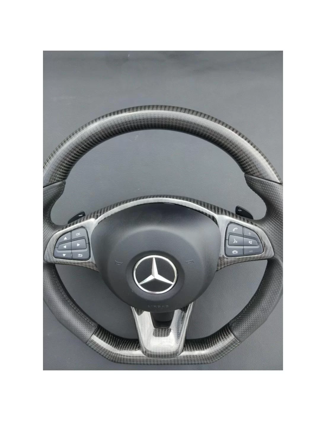  - Volant - Mercedes-Benz CLA CLS GLE Volant en cuir carbone - 6 - Améliorez votre expérience de conduite avec le volant en cuir