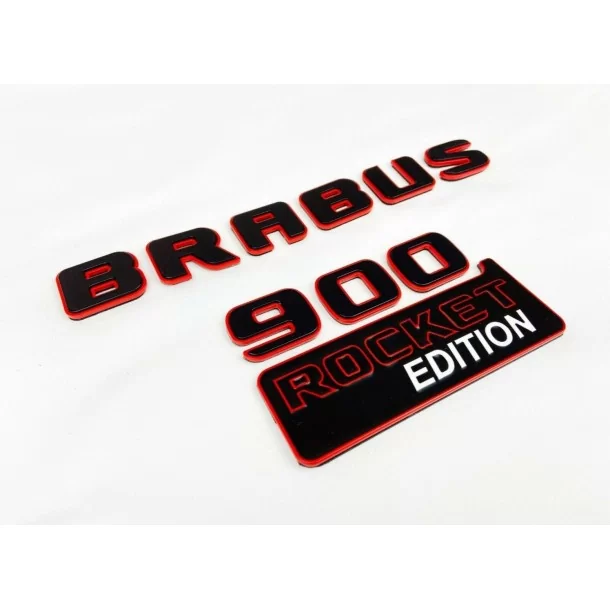  - Logos & Emblems - メルセデス・ベンツ Gクラス W463A用 メタリック ブラバス 900 ROCKET エディション エンブレムバッジセット - 1 - Logos & Emblems メルセデス・ベンツ Gクラス W463A用 