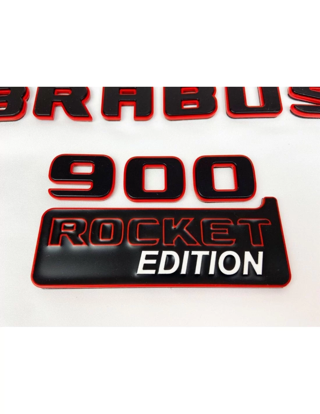  - logo & Emblems - Набір металевих емблем Brabus 900 ROCKET edition для Mercedes-Benz G-Class W463A - 9 - Отримайте металеві зн