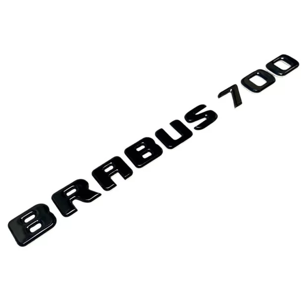  - Logos & Emblems - 用于梅赛德斯-奔驰 W463 G 系列的黑色金属 Brabus 700 徽标徽章 - 1 - 金属黑色 Brabus 700 徽标徽章，为您的梅赛德斯-奔驰 W463 增光添彩。为您的梅赛德斯-奔驰W463增光添彩