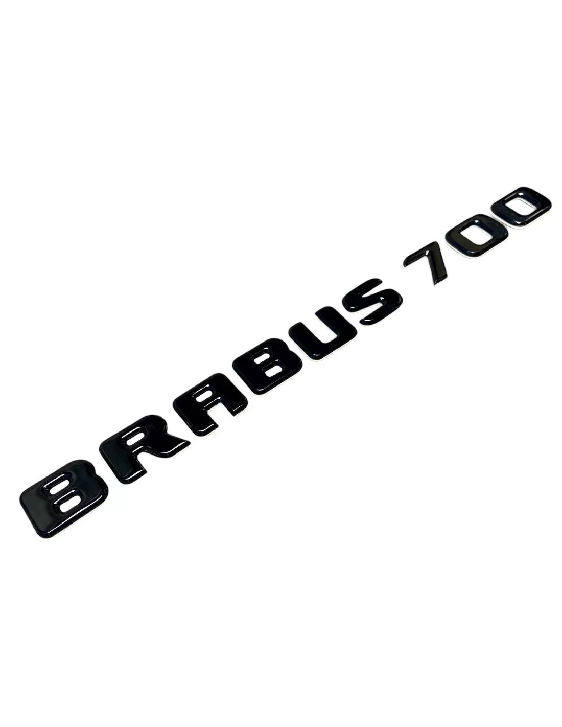  - Logos & Emblems - Emblemas com logótipo Brabus 700 em preto metalizado para Mercedes-Benz W463 Classe G - 1 - Melhore o seu M
