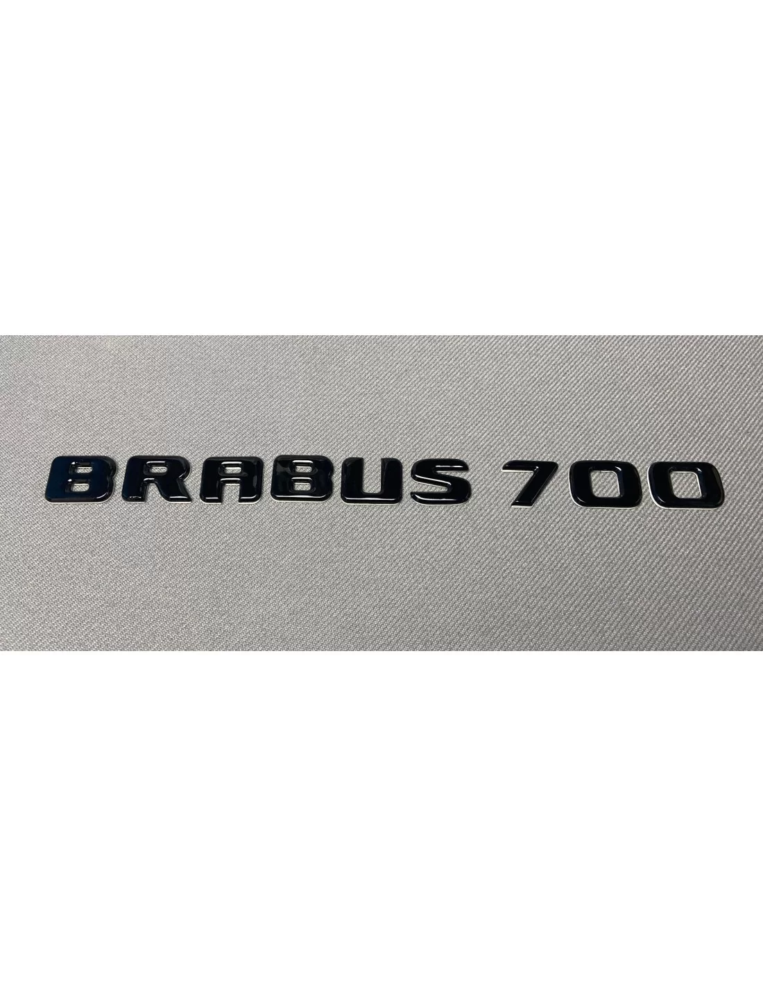  - Logos & Emblems - Emblemas com logótipo Brabus 700 em preto metalizado para Mercedes-Benz W463 Classe G - 4 - Melhore o seu M