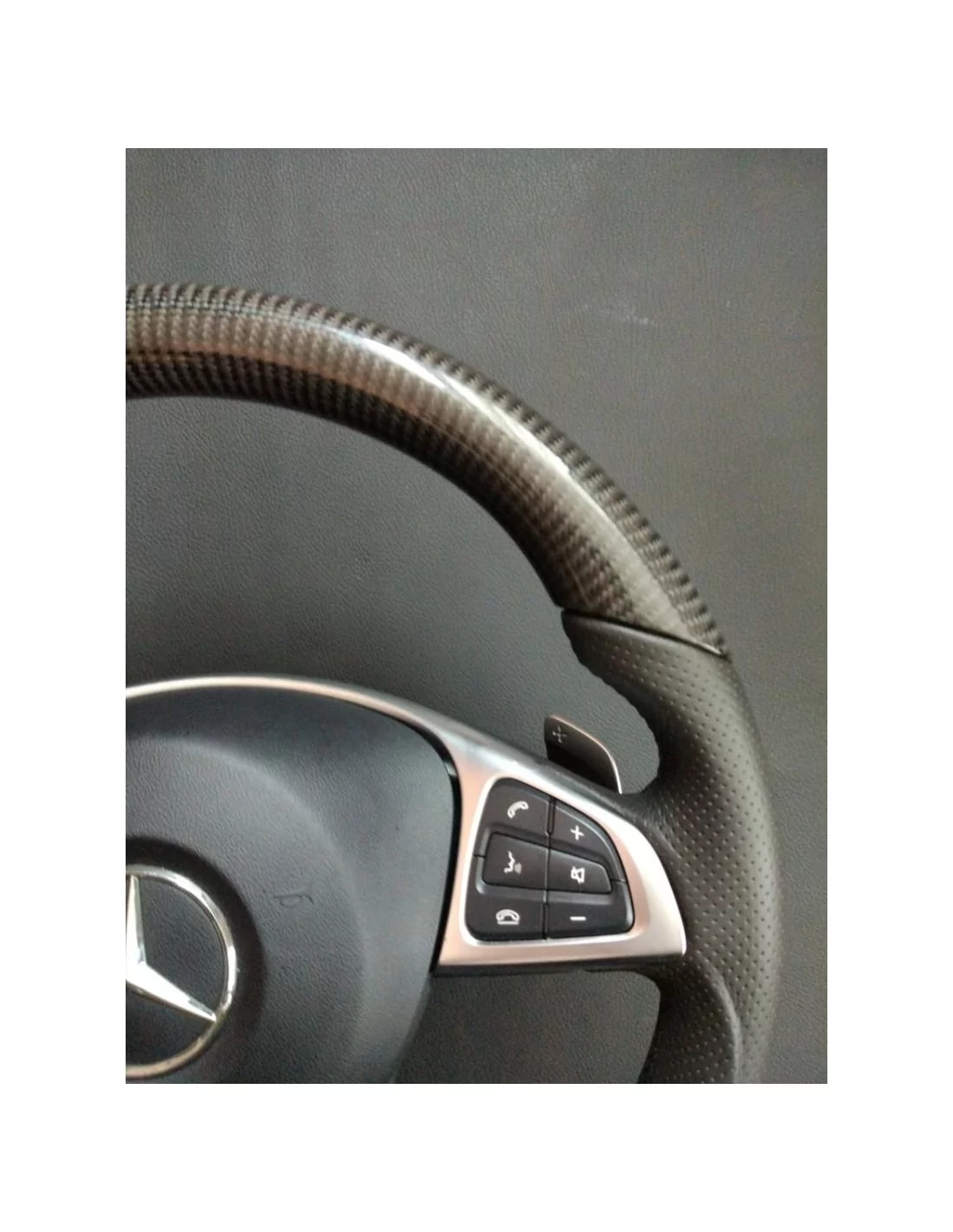  - Steering Wheels - 梅赛德斯-奔驰 CLA CLS GLE 碳皮方向盘 - 5 - 梅赛德斯-奔驰 CLA、CLS、GLE 碳纤维真皮方向盘为您的座驾升级，尽显豪华与性能。立即订购！✖️✨