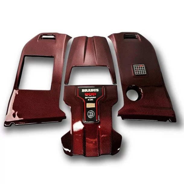 Koolstofvezel RED Brabus ROCKET 900 motorkap & badges set AMG Mercedes W463A W464 G-Wagon Mercedes-Benz, Mercedes-Benz G-Class 2