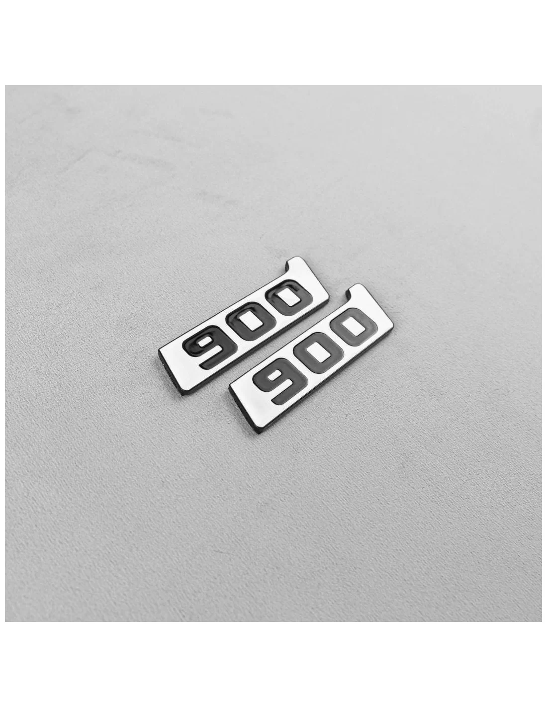  - Logos & Emblems - Metalliska Brabus 900 vita stänkskärmsemblem logotypmärken för Mercedes-Benz W463A G-Class - 2 - Uppgradera
