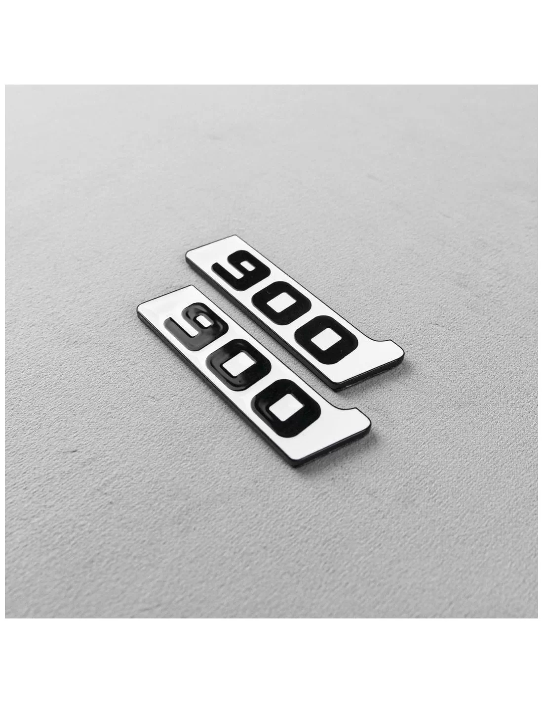  - Logos & Emblems - Metalliska Brabus 900 vita stänkskärmsemblem logotypmärken för Mercedes-Benz W463A G-Class - 3 - Uppgradera