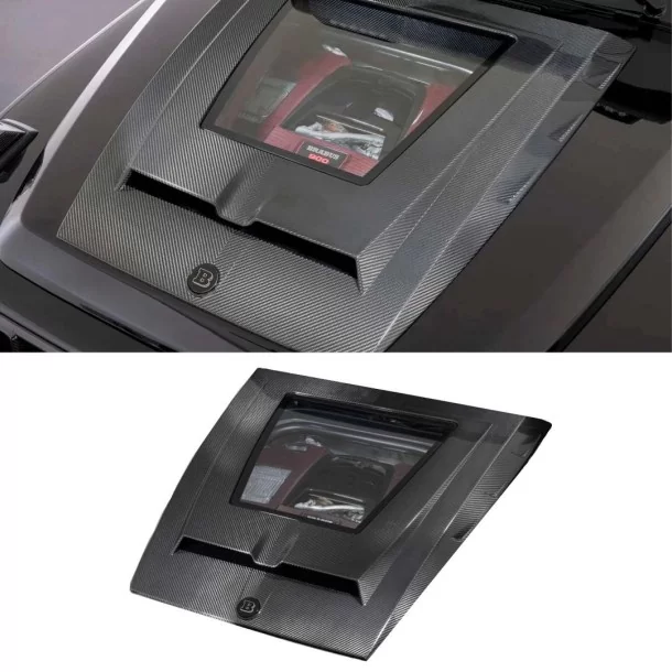 Carbon fiber Brabus Rocket P900 edition hood scoop Mercedes W463A G-Class G-Wagon Mercedes-Benz, Mercedes-Benz G-Class 2018+ (W4