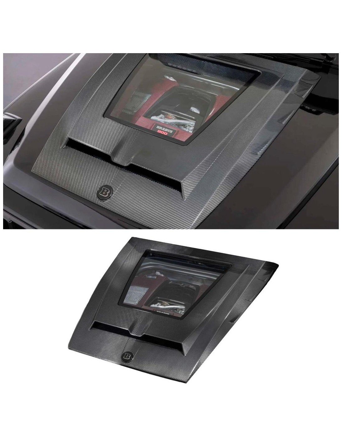 Carbon fiber Brabus Rocket P900 edition hood scoop Mercedes W463A G-Class G-Wagon Mercedes-Benz, Mercedes-Benz G-Class 2018+ (W4 Carbon fiber Brabus Rocket P900 edition hood scoop Mercedes W463A G-Class G-Wagon Mercedes-Benz, Mercedes-Benz G-Class 2018+ (W4
