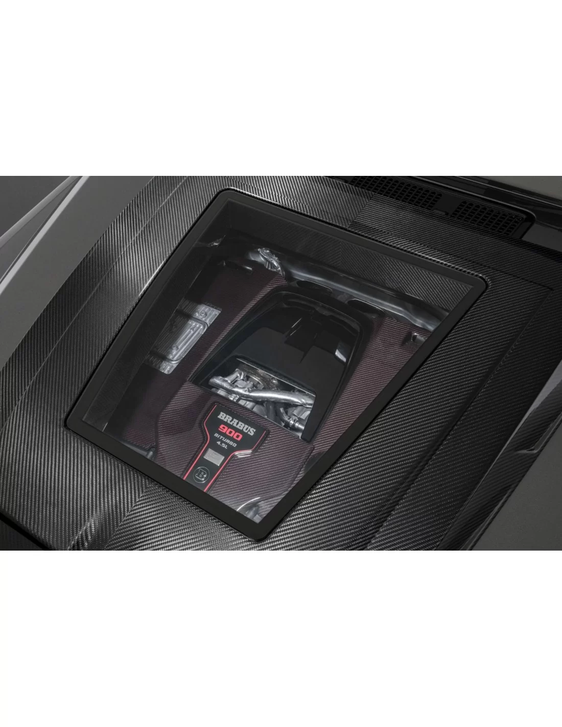 Kolfiber Brabus Rocket P900 edition huvscoop Mercedes W463A G-klass G-Wagon Mercedes-Benz, Mercedes-Benz G-Class 2018+ (W463A), 