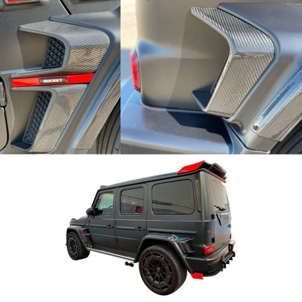  - Mercedes Benz - Kit carrozzeria in fibra di carbonio Brabus Widestar Rocket set inserti Mercedes Classe G - 1 - Trasformate l