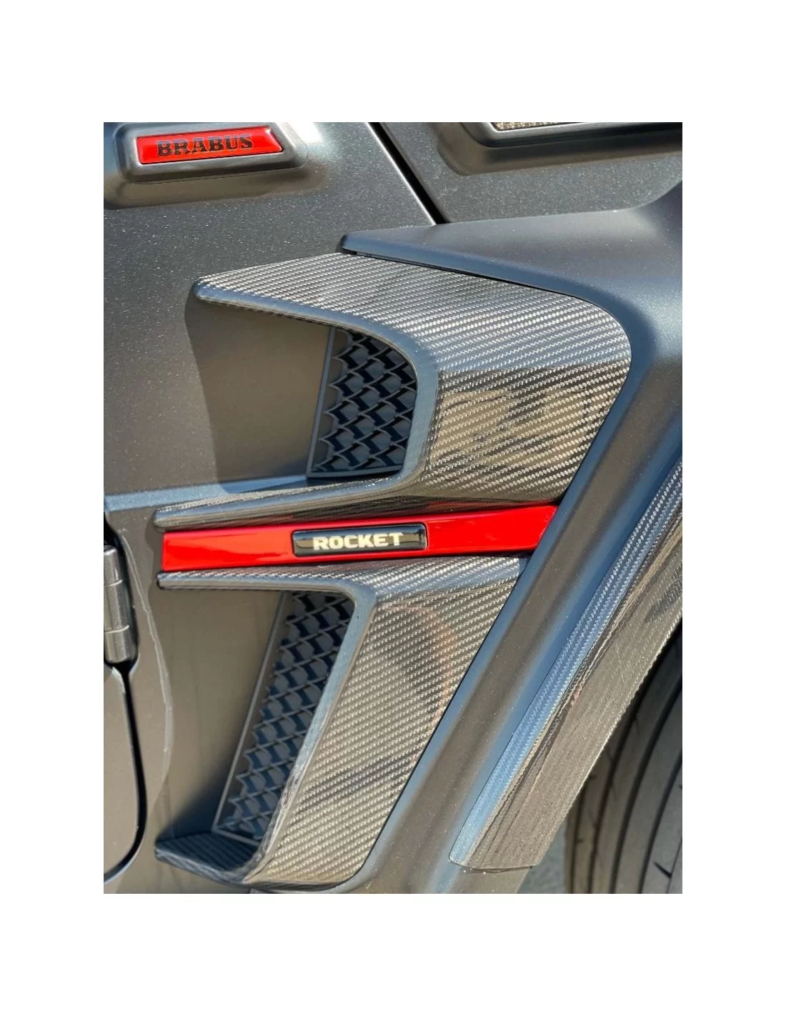  - Mercedes-Benz - Kolfiber Brabus Widestar Rocket exteriör trim kaross kit set insertions Mercedes G-Class - 2 - Förvandla din 