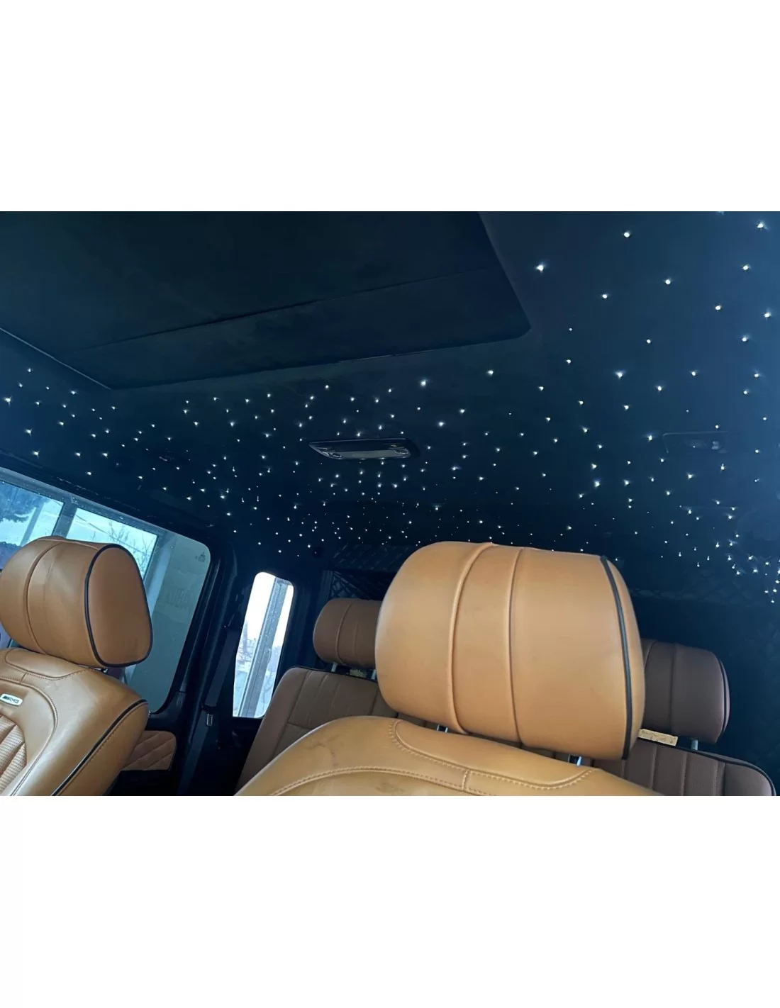 - Mercedes-Benz - Alcantara StarLight Headliner para Mercedes-Benz W463A G-Class - 3 - Transforme o seu Mercedes-Benz W463A Cla  - Mercedes-Benz - Alcantara StarLight Headliner para Mercedes-Benz W463A G-Class - 3 - Transforme o seu Mercedes-Benz W463A Cla