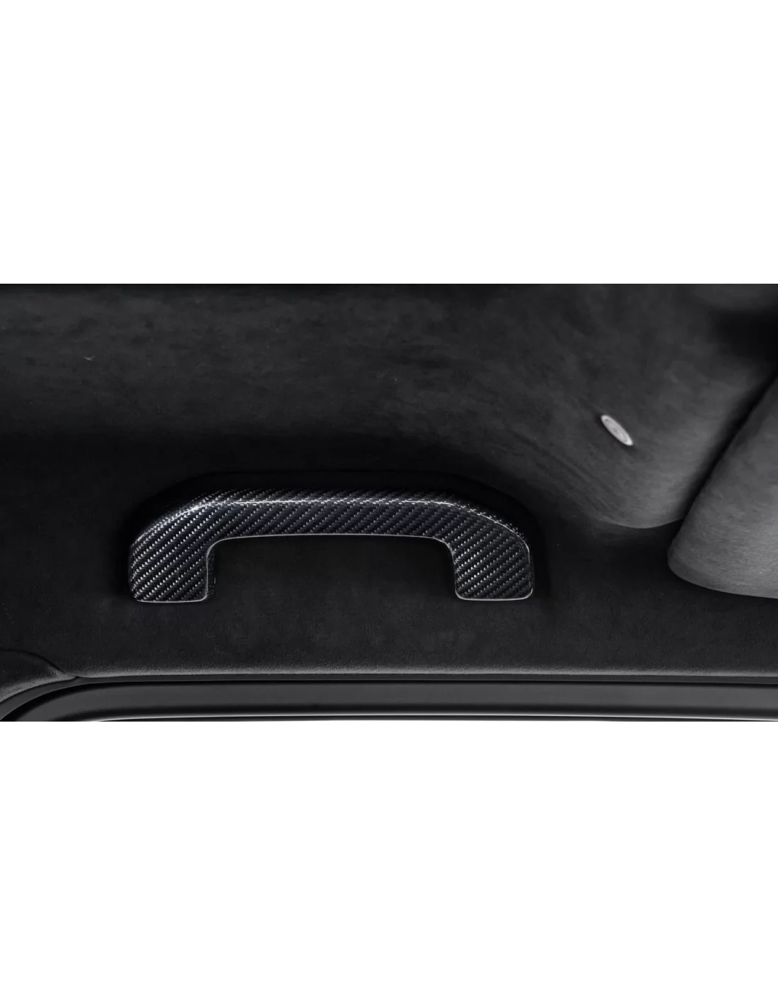  - Mercedes-Benz - Pegas interiores Brabus em fibra de carbono para Mercedes Classe G W463A G63 AMG - 2 - Actualize o seu Merced