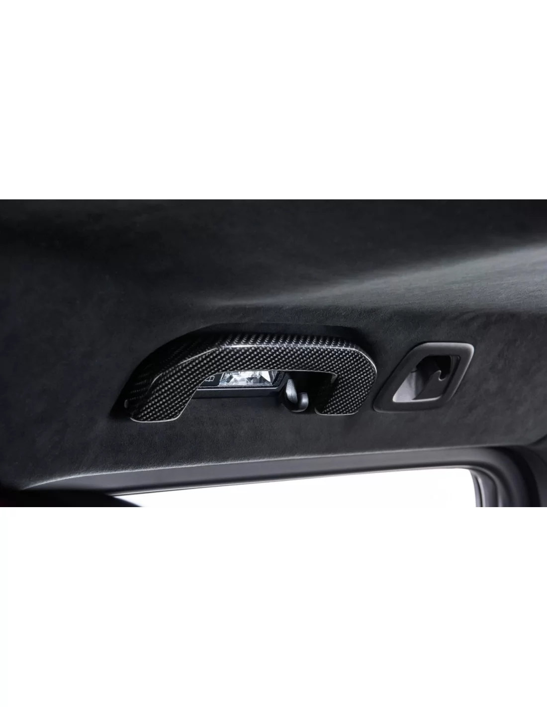  - Mercedes-Benz - Pegas interiores Brabus em fibra de carbono para Mercedes Classe G W463A G63 AMG - 3 - Actualize o seu Merced