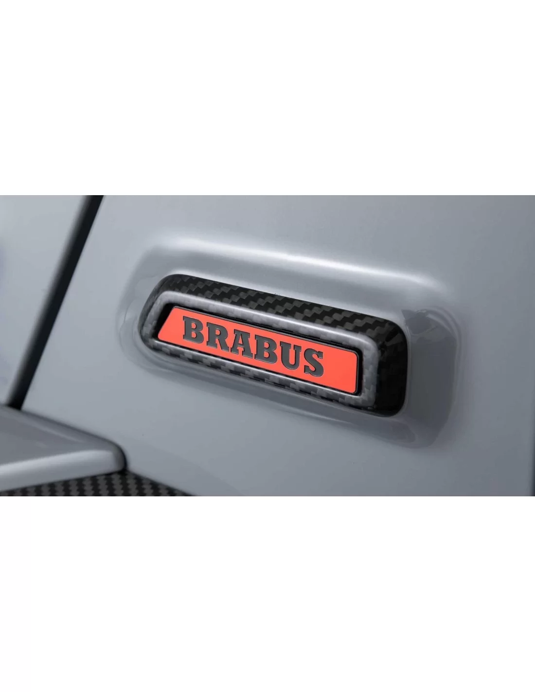  - Logos & Emblems - サイドモールディングインサート レッド ブラバス ロケットスタイル メルセデスW463A Gクラス用 - 1 - Logos & Emblems サイドモールディングインサート レッド ブラバス ロケットスタイル 