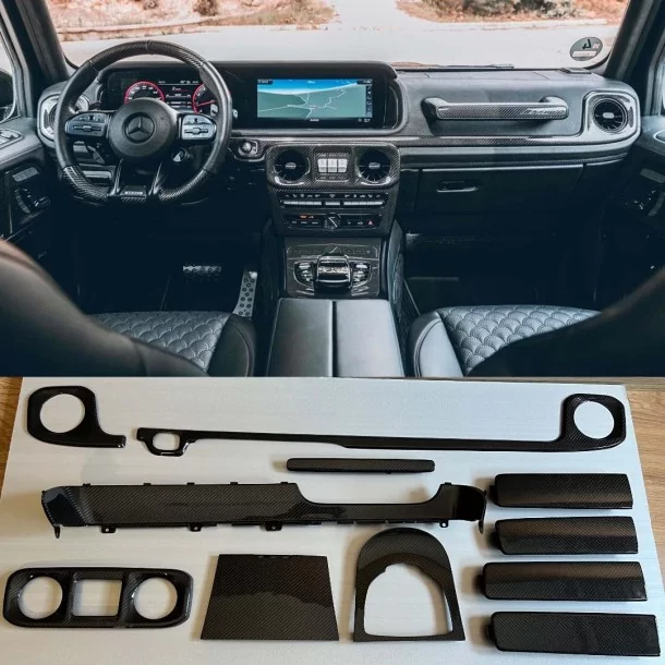  - Mercedes Benz - Pacchetto interno in fibra di carbonio per Mercedes Classe G W463A - 1 - Trasformate la vostra Mercedes Class