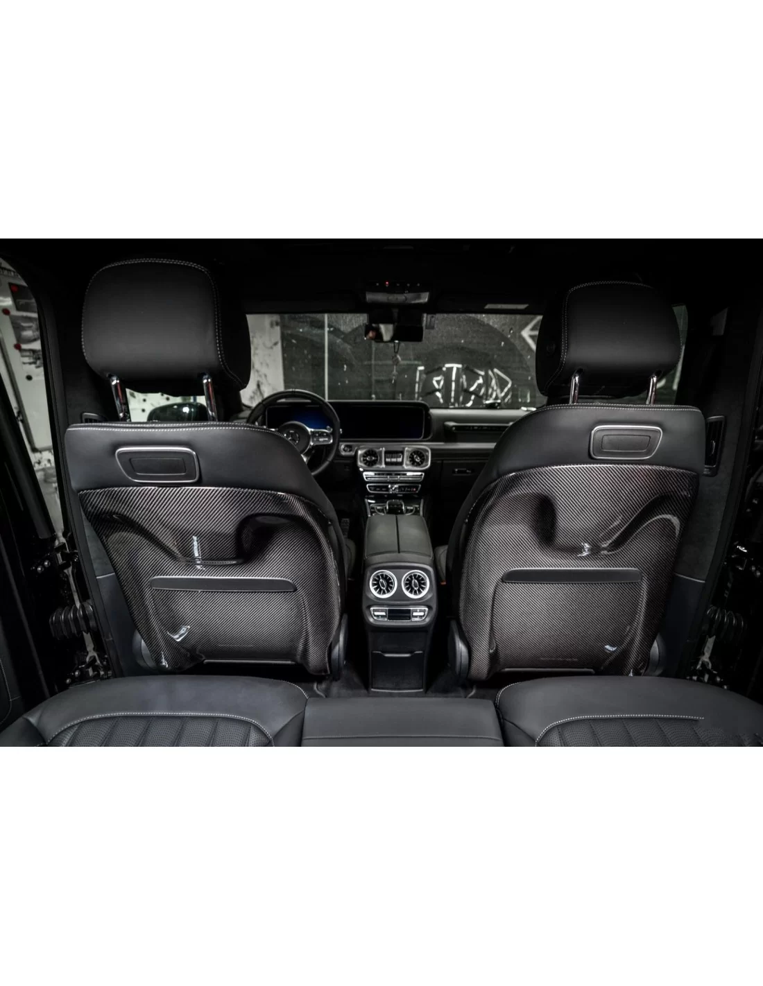 - Mercedes Benz - Revêtement intérieur de siège en fibre de carbone pour Mercedes G Class W463A - 1 - Améliorez votre Mercedes   - Mercedes Benz - Revêtement intérieur de siège en fibre de carbone pour Mercedes G Class W463A - 1 - Améliorez votre Mercedes