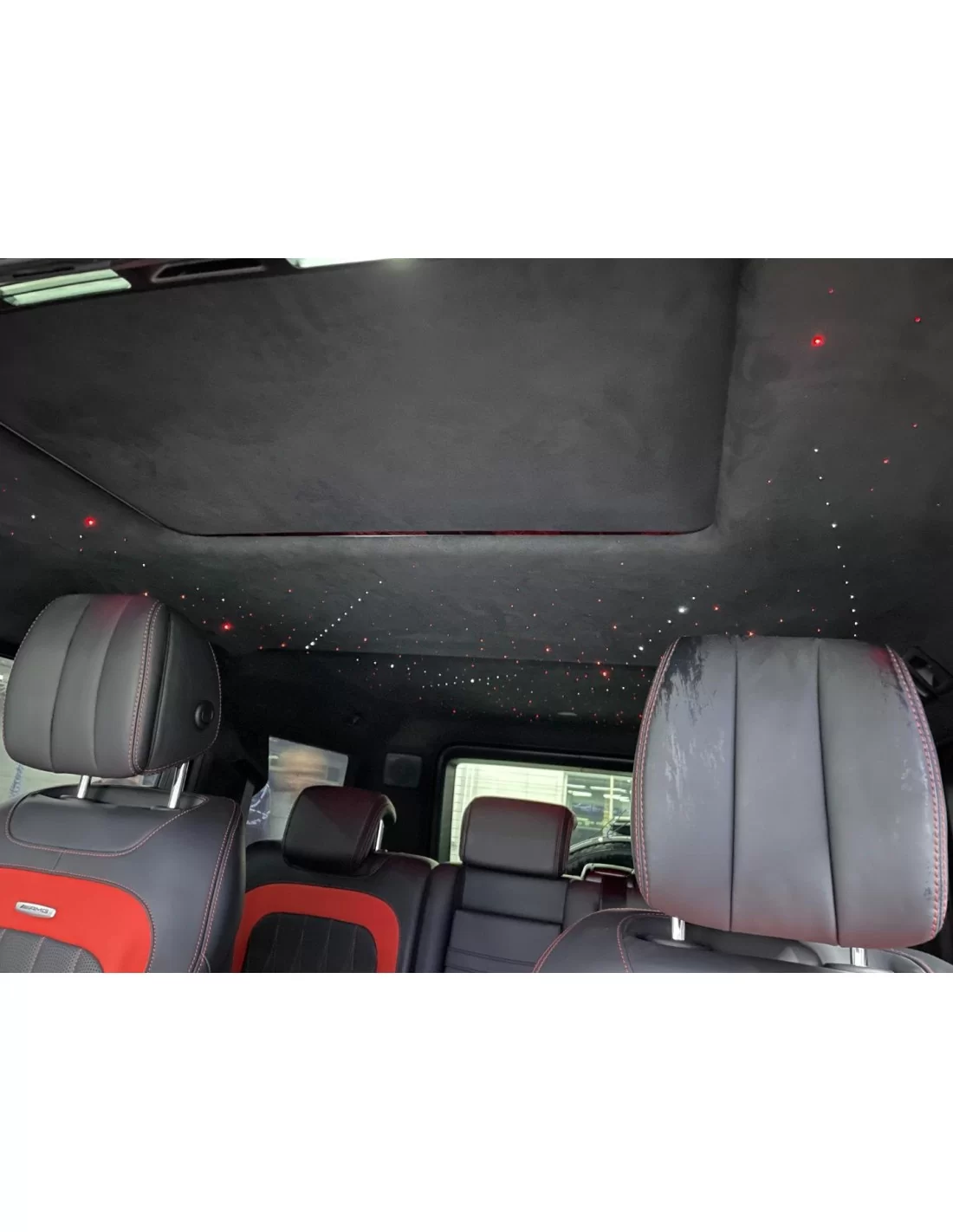 - Mercedes-Benz - Alcantara starlight headliner with starfall for Mercedes-Benz W463A G-Class - 2 - Transform your Mercedes-Ben  - Mercedes-Benz - Alcantara starlight headliner with starfall for Mercedes-Benz W463A G-Class - 2 - Transform your Mercedes-Ben