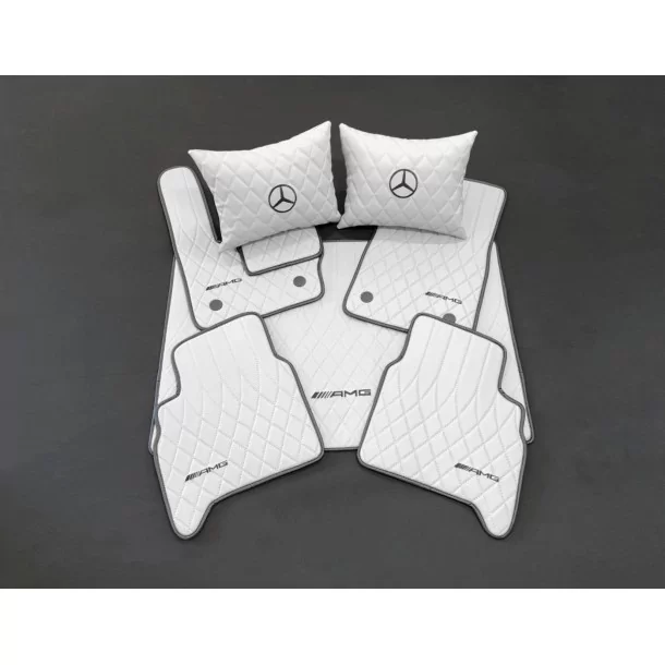  - Mercedes Benz - Tapis de sol AMG BLANC pour Mercedes-Benz W463A - 1 - Améliorez votre Mercedes-Benz W463A avec nos tapis de s