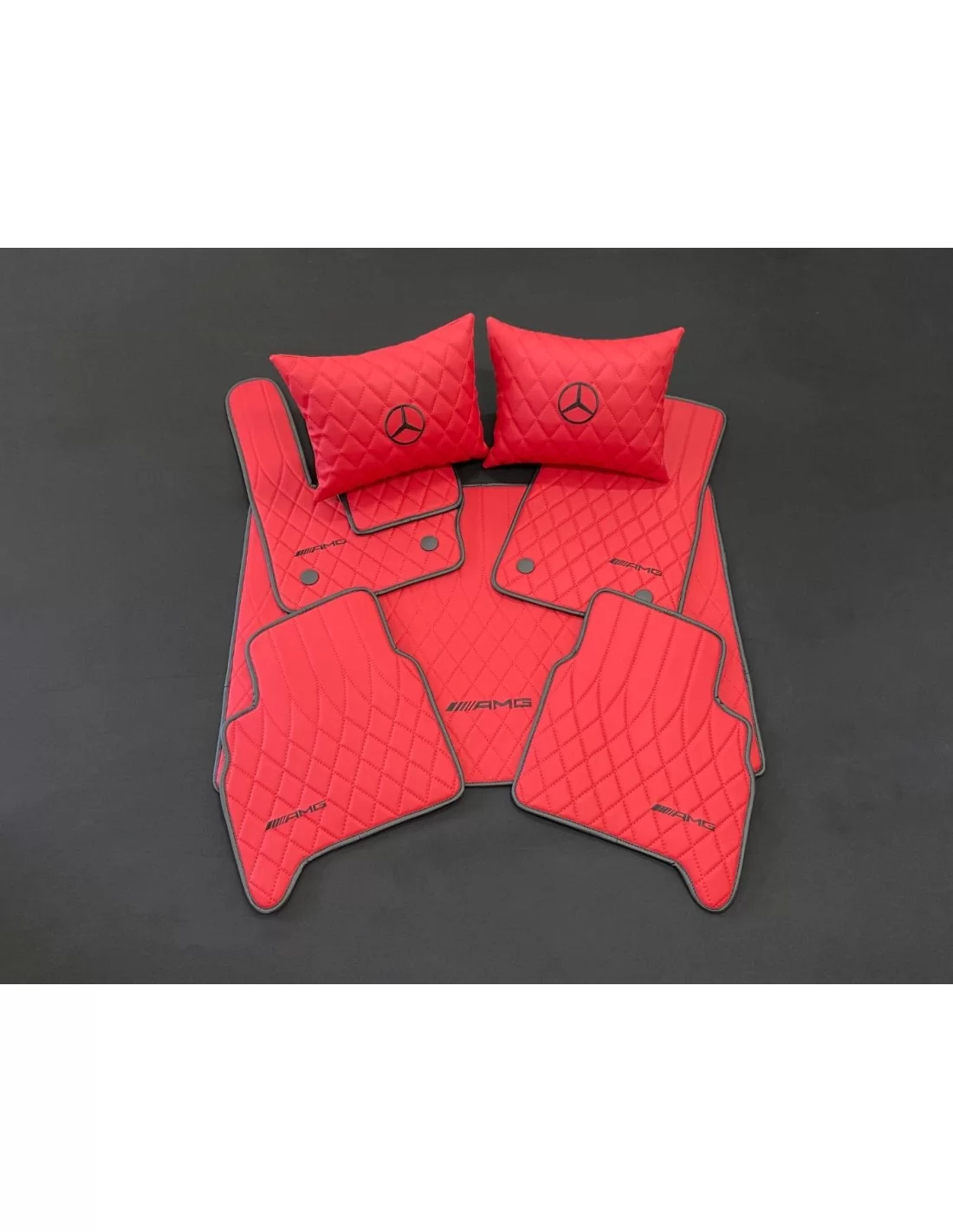  - Mercedes-Benz - Tapetes AMG RED para Mercedes-Benz W463A - 1 - Melhore o seu Mercedes-Benz W463A com os nossos tapetes AMG ve