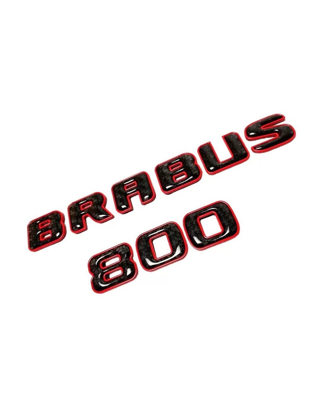 - Logos & Emblems - Brabus 800 embleem logo rood metallic met carbon voor Mercedes-Benz W463A W464 G-Klasse - 1 - Koop het Brab - Logos & Emblems - Brabus 800 embleem logo rood metallic met carbon voor Mercedes-Benz W463A W464 G-Klasse - 1 - Koop het Brab