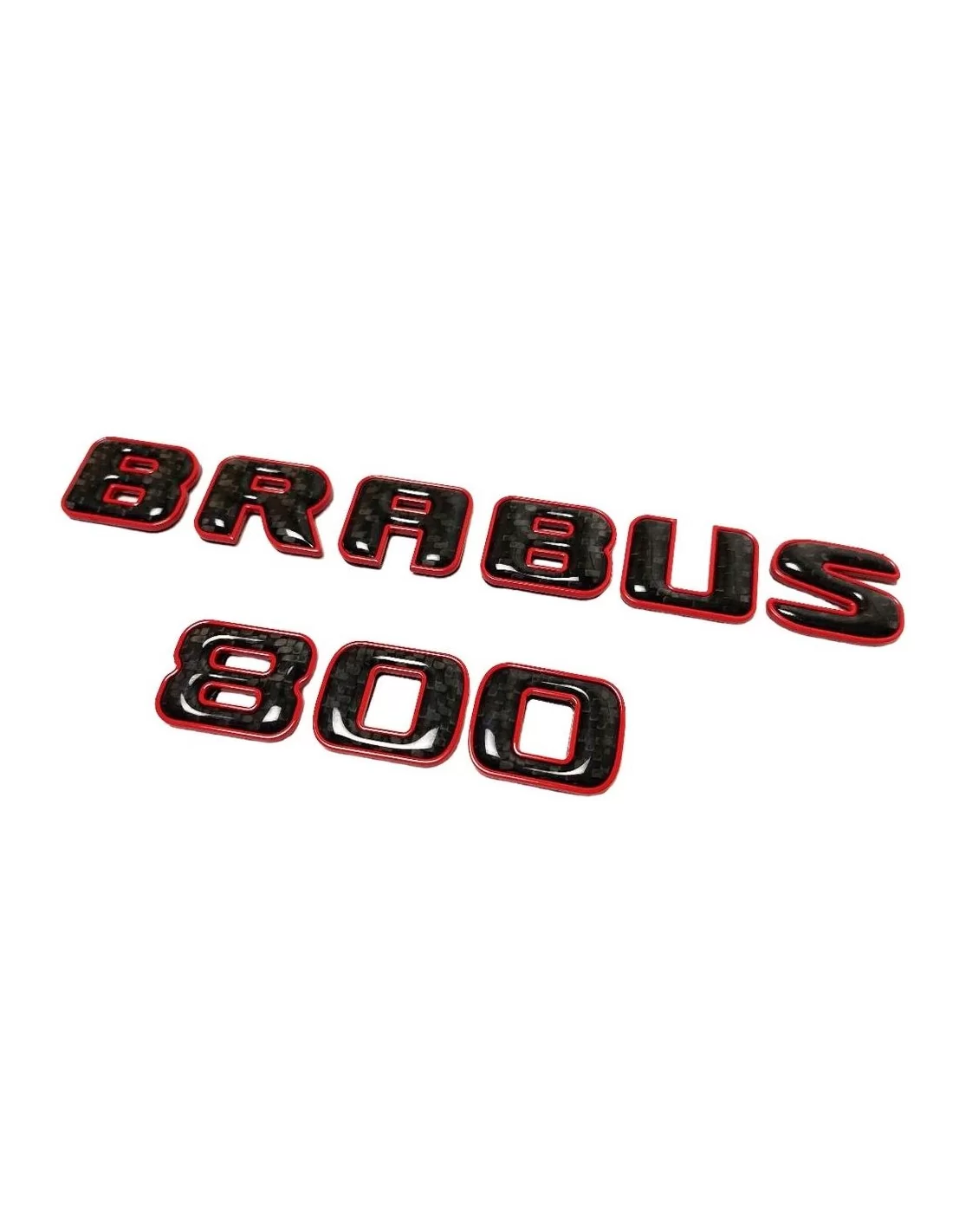 - logo & Emblems - Логотип з емблемою Brabus 800 червоний металік з карбоном для Mercedes-Benz W463A W464 G-Class - 2 - Придбай  - logo & Emblems - Логотип з емблемою Brabus 800 червоний металік з карбоном для Mercedes-Benz W463A W464 G-Class - 2 - Придбай