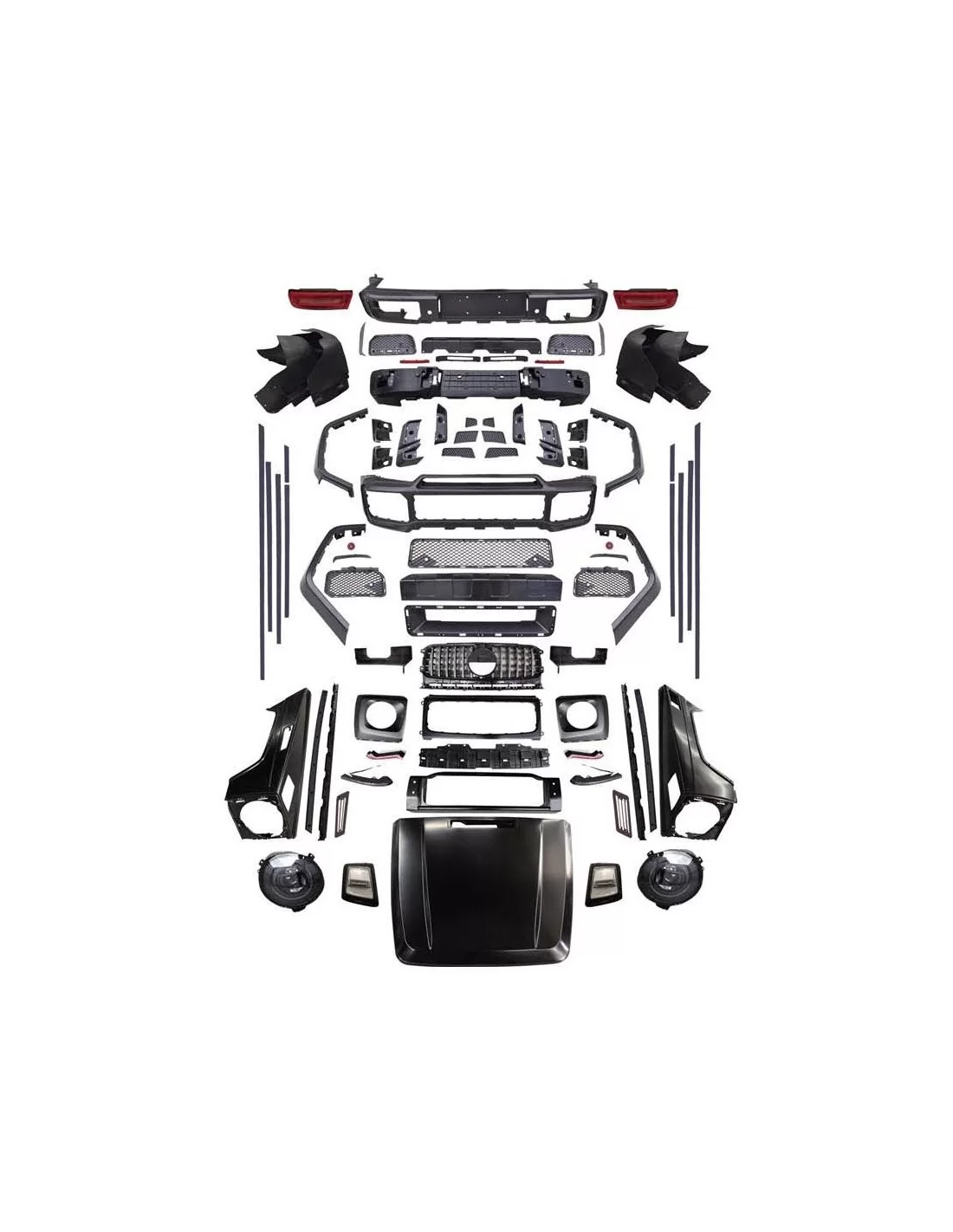 Mercedes W463A BRABUS Widestar ombouwset voor Mercedes-Benz W463 Mercedes-Benz, Mercedes-Benz G-Class 1979-2018 (W463), Conversi