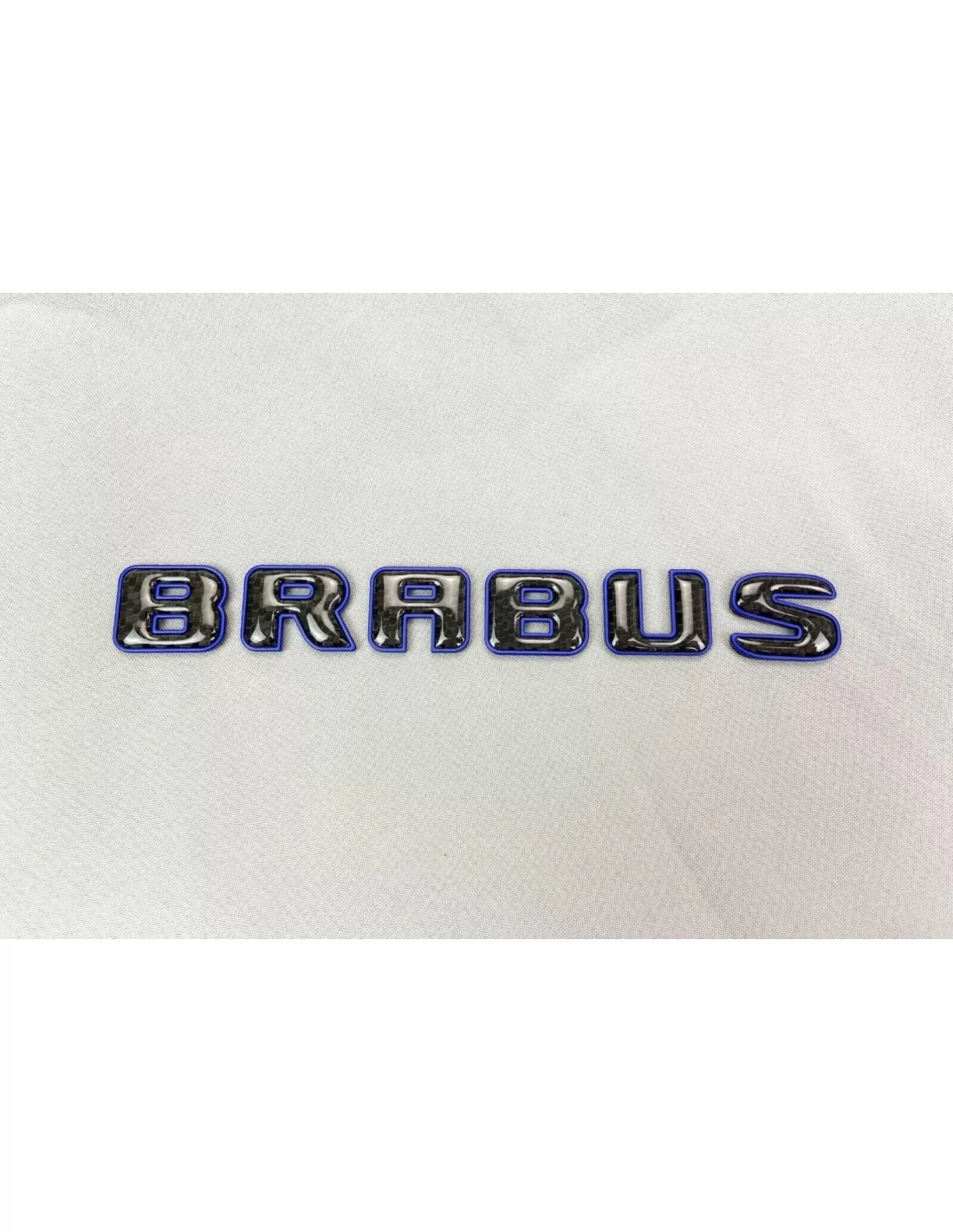  - Logos & Emblems - Brabus embleem logo Blauw metallic met carbon voor Mercedes-Benz W463A W464 G-Klasse - 4 - Koop het Brabus 