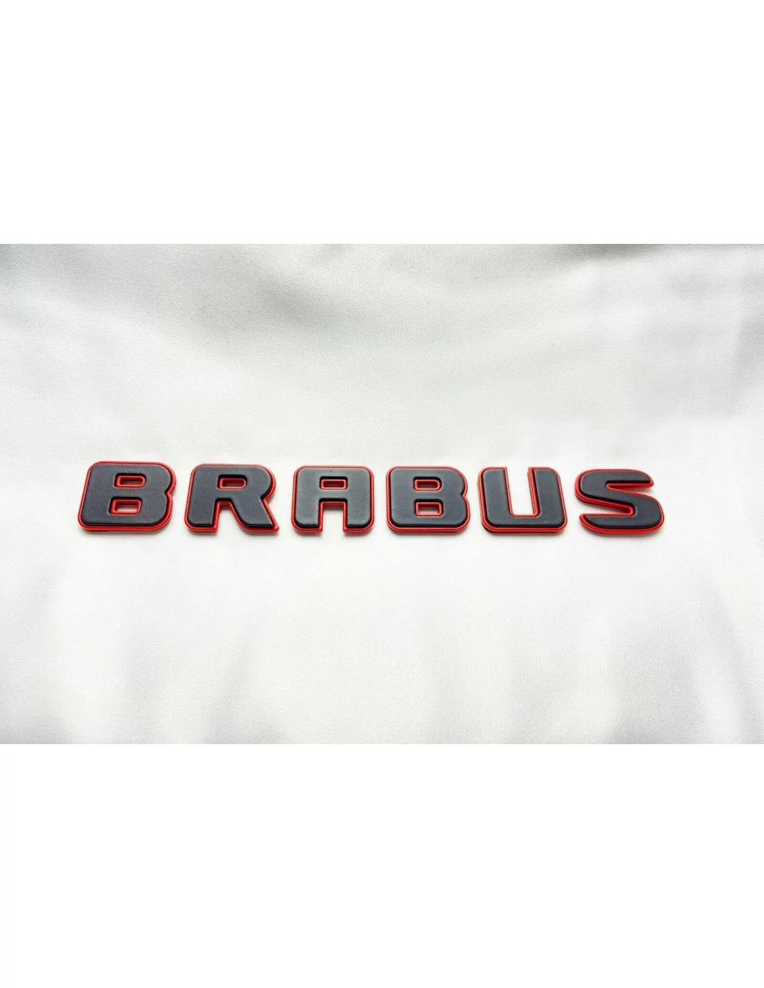  - logo & Emblems - Emblèmes métalliques badges Brabus ROCKET style pour Mercedes-Benz Classe G W463A Noir Rouge Set - 4 - Achet